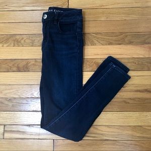 American Eagle dark denim hi rise jegging jeans